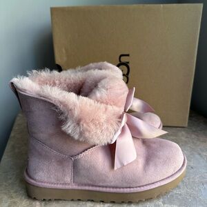 UGG Pink Fur-Lined Boots